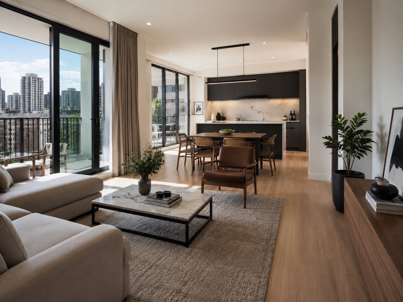 A scored apartment